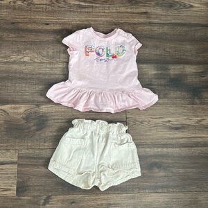 Ralph Lauren Polo + Zara Shorts | 18-24 mo | Toddler